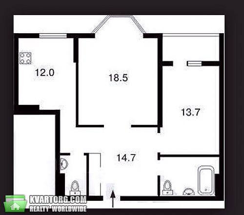Sell 2-room apartment. Киев,  Княжий Затон — photo 3