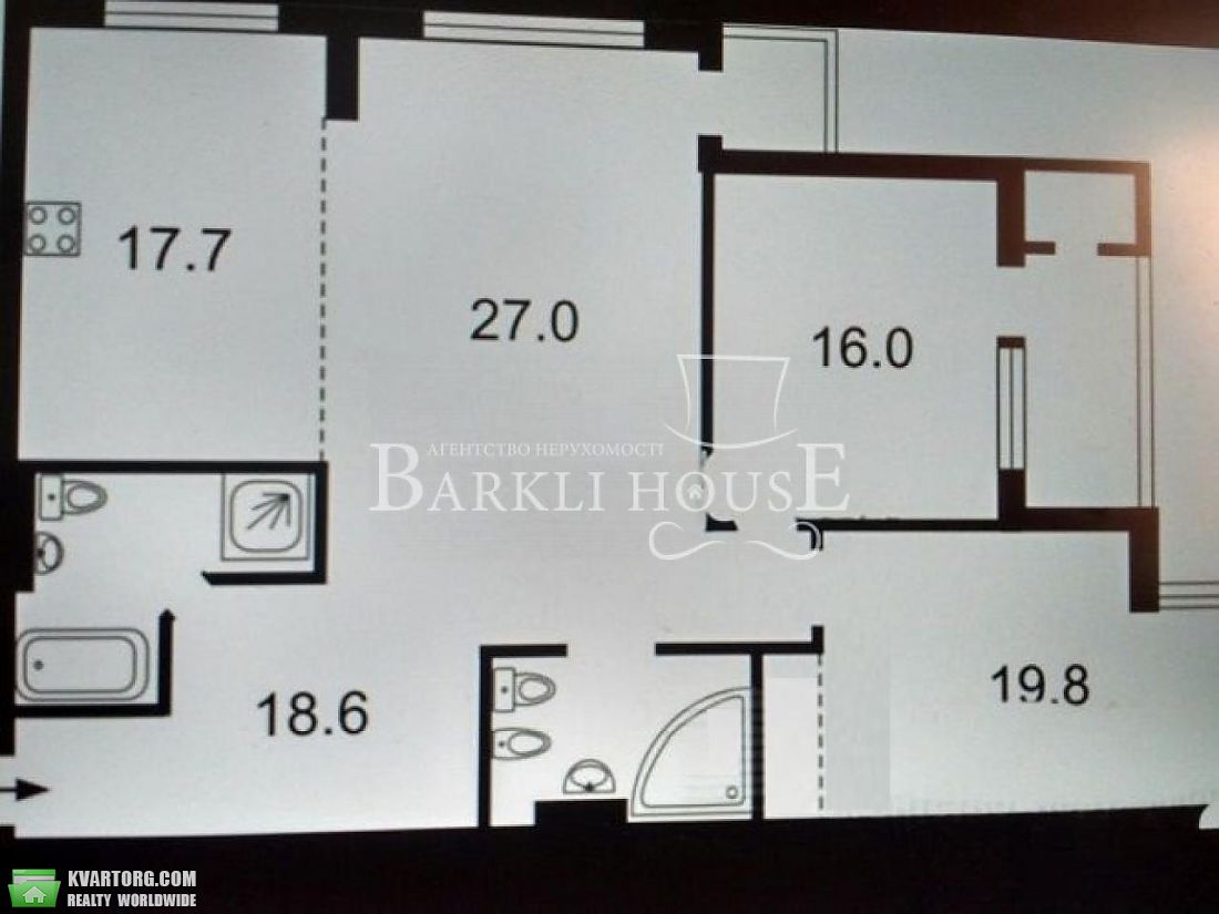 Rent out 3-room apartment. Киев,  Днепровская наб — photo 9