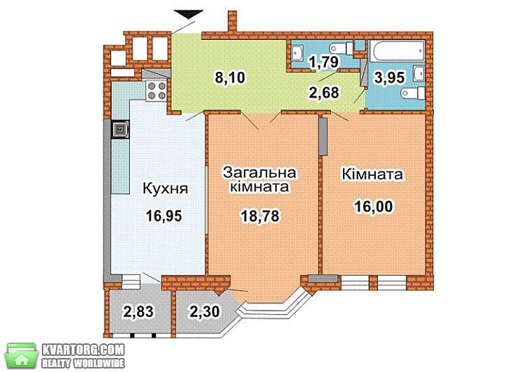 Sell 2-room apartment. Киев,  Коперника — photo 2
