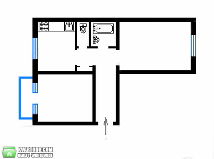 Sell 2-room apartment. Киев,  Бажова — photo 2