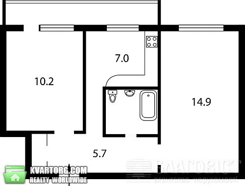 Sell 2-room apartment. Киев, ул. Ак. Курчатова — photo 1