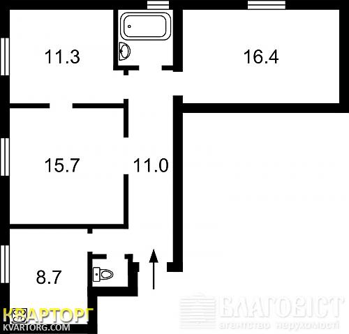 Sell 3-room apartment. Киев, Гоголевская — photo 2