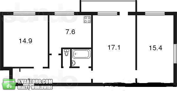 Sell 3-room apartment. Киев,  Зоологическая — photo 1