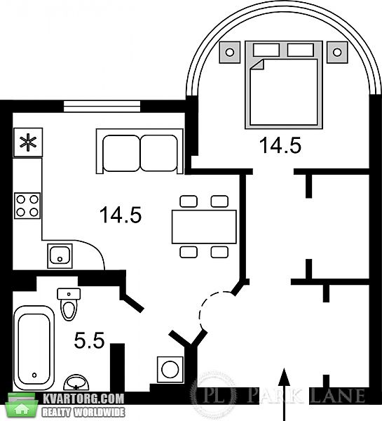 Sell 2-room apartment. Киев, Черновола — photo 7