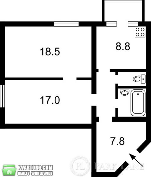Sell 2-room apartment. Киев, Белорусская — photo 3