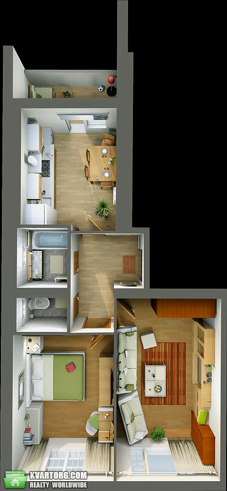 Sell 2-room apartment. Киев,  Леси Украинки — photo 2