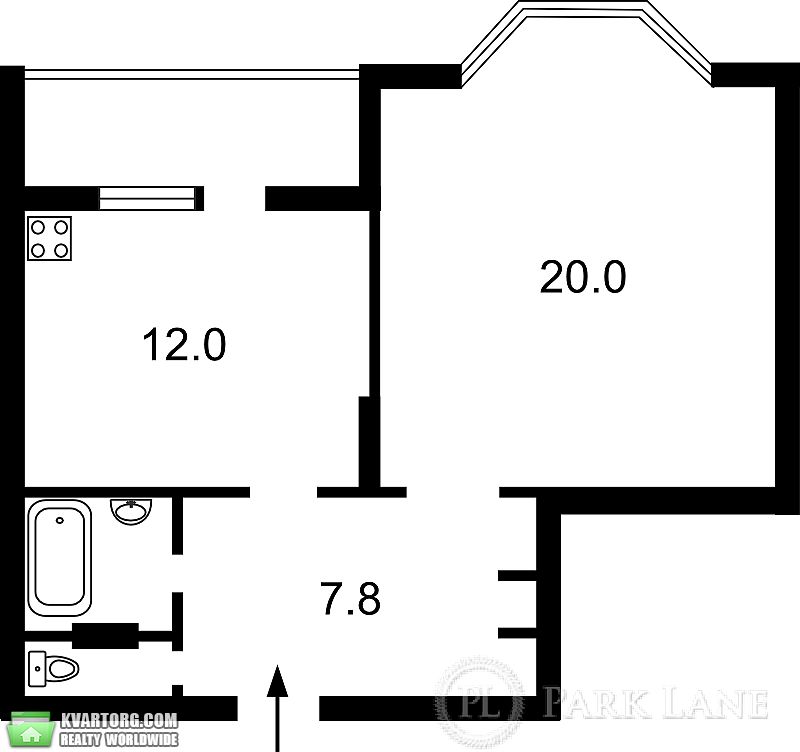 Sell 1-room apartment. Киев,  Княжий Затон — photo 8