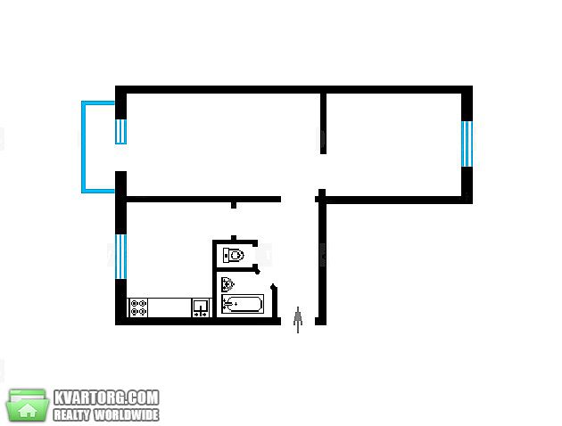Sell 2-room apartment. Киев, Салютная — photo 2