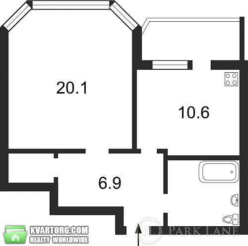 Sell 1-room apartment. Киев, Бажана — photo 2