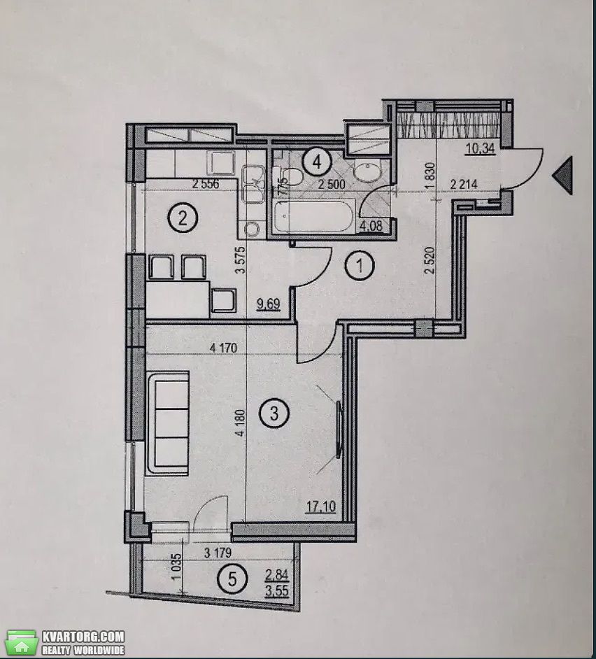 Sell 1-room apartment. Киев,  Багговутовская — photo 2