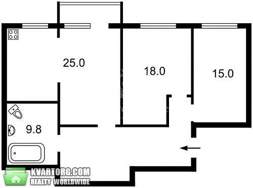 Sell 2-room apartment. Киев, Игоревская — photo 4
