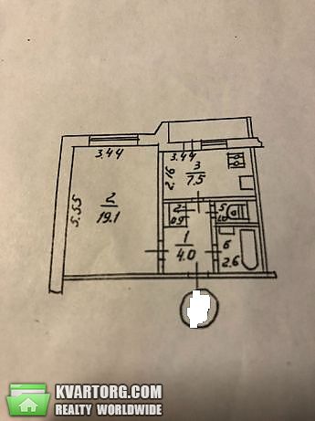 Sell 1-room apartment. Киев,  Маяковского проспект — photo 1