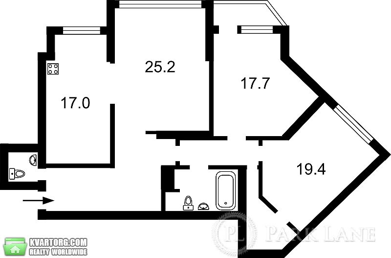 Sell 3-room apartment. Киев,  Срибнокильская — photo 2