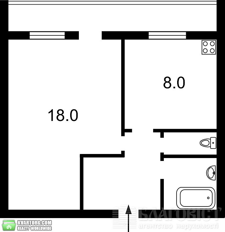 Sell 1-room apartment. Киев,  Русановская наб — photo 5