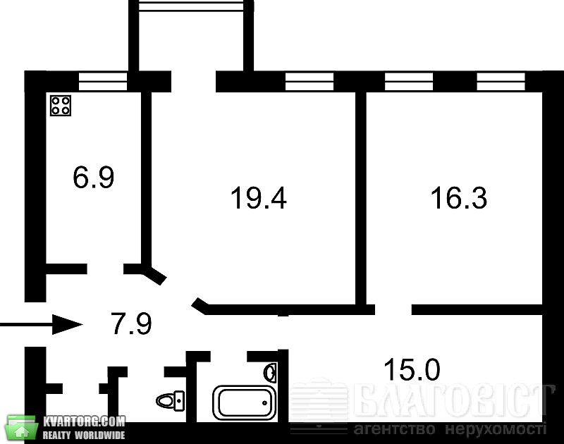 Sell 3-room apartment. Киев,  Петлюры — photo 3