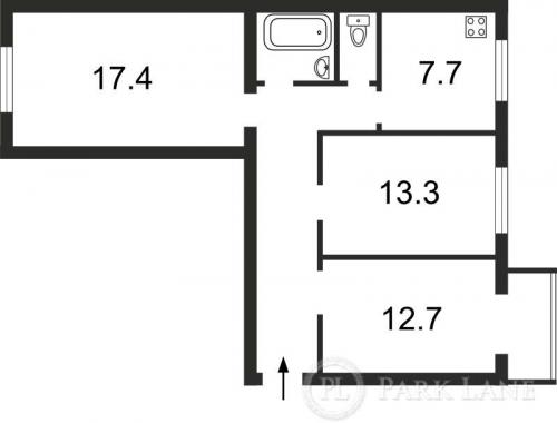 Sell 3-room apartment. Киев, Кутузова пер. — photo 1