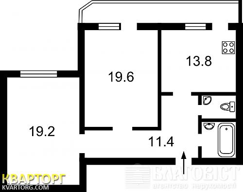 Sell 2-room apartment. Киев,  Волынская — photo 4