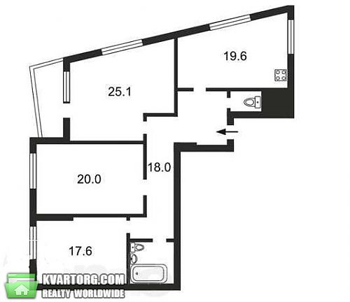 Sell 3-room apartment. Киев, Ямская — photo 1