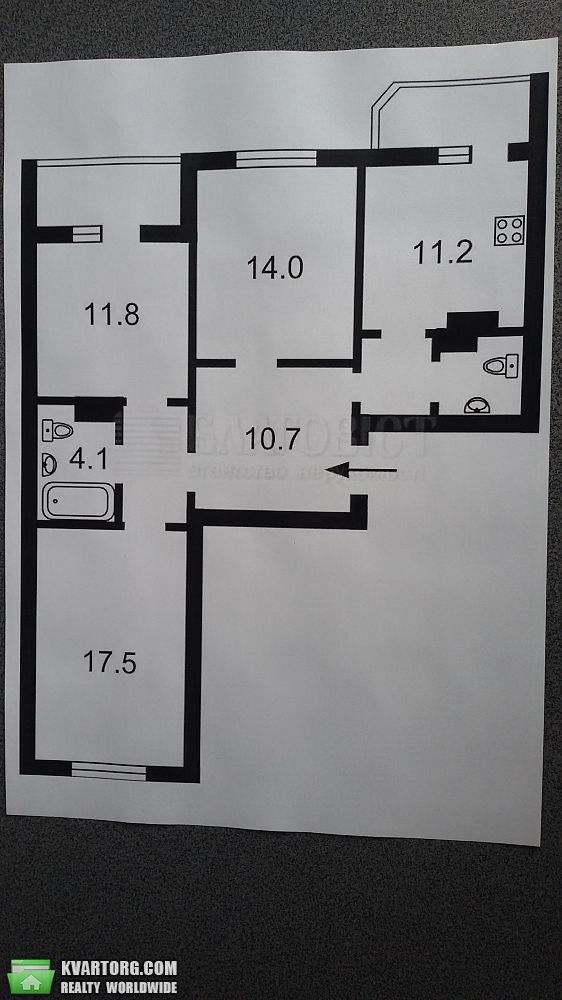 Sell 3-room apartment. Киев, Ломоносова — photo 1