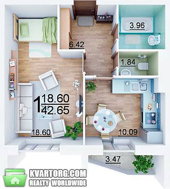 Sell 1-room apartment. Чернигов,  Мира пр — photo 3