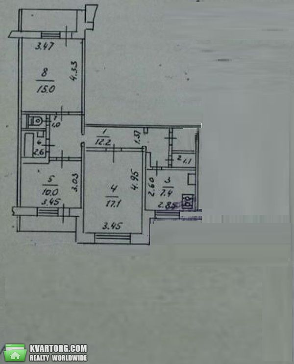 Sell 3-room apartment. Киев,  Сабурова — photo 8