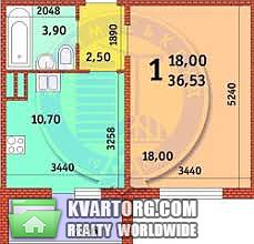 Sell 1-room apartment. Киев,  Мостицкая — photo 5