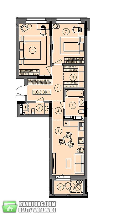 Sell 2-room apartment. Киев,  Расковой — photo 10