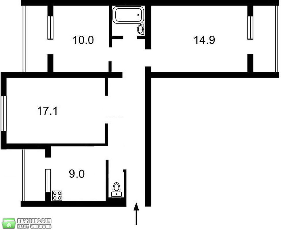 Sell 3-room apartment. Киев, Героев Сталинграда просп. — photo 4