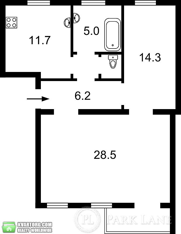 Sell 2-room apartment. Киев, Институтская — photo 2