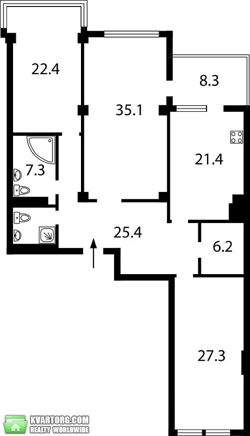 Sell 3-room apartment. Киев,  Драгомирова — photo 2