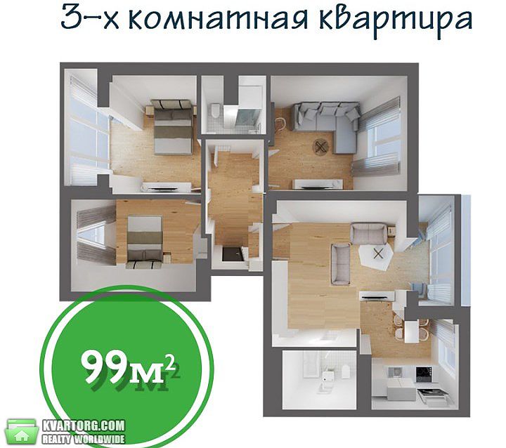 Sell 4-room apartment. Одесса, улица Сахарова — photo 1