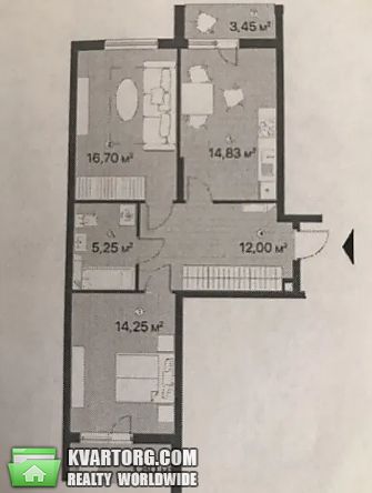 Sell 2-room apartment. Киев,  Ревуцкого — photo 3