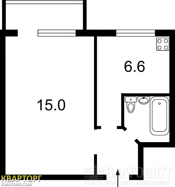 Sell 1-room apartment. Киев, М. Кибальчича — photo 7