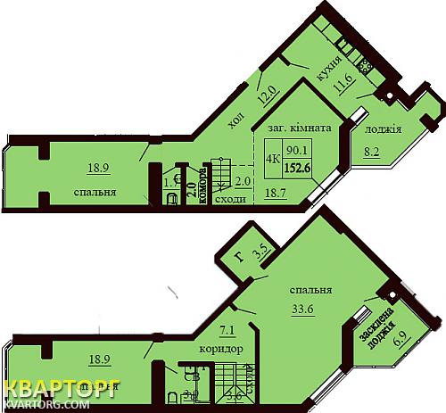 Sell 5-room apartment. Киев,  Большая Окружная — photo 1