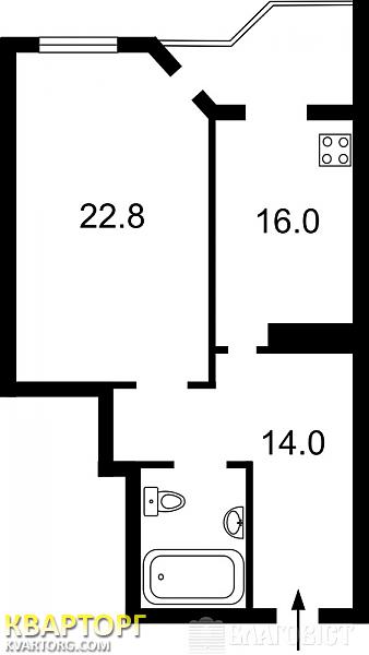 Sell 1-room apartment. Киев,  Гетьмана — photo 2