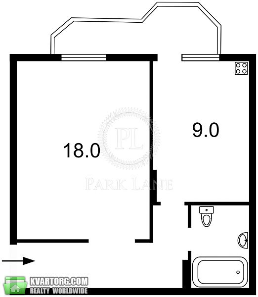 Sell 1-room apartment. Киев, Драгоманова — photo 2