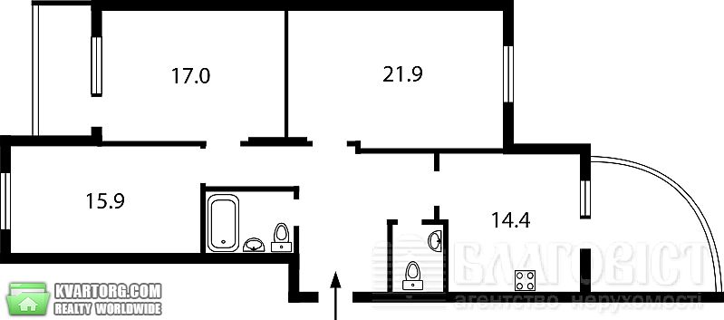 Sell 3-room apartment. Киев,  Саперно-Слободская — photo 1