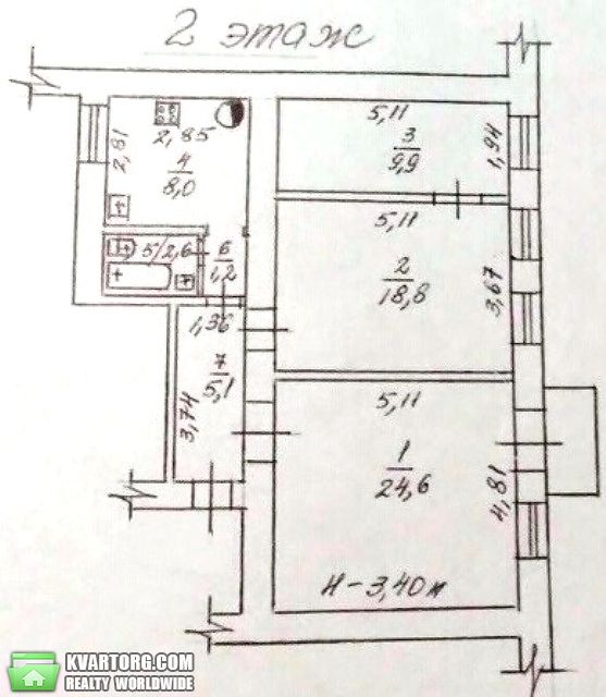 Sell 3-room apartment. Одесса, Среднефонтанская — photo 10