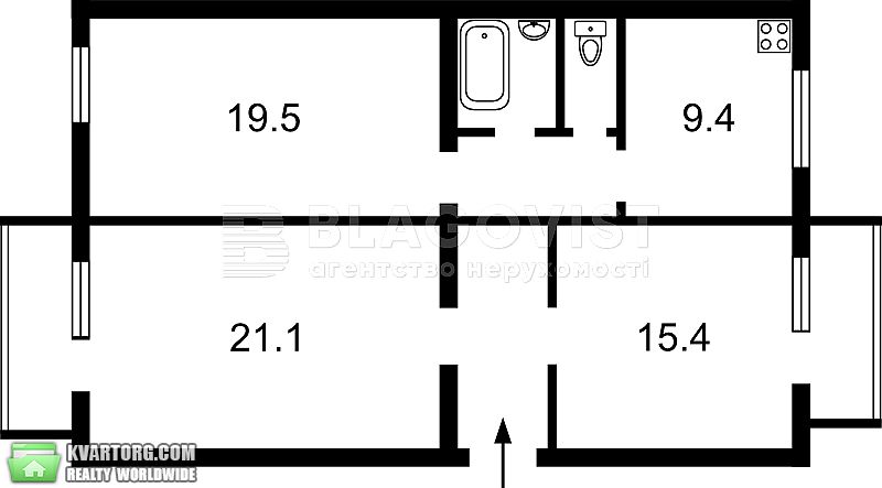 Sell 3-room apartment. Киев,  Щербакова — photo 2