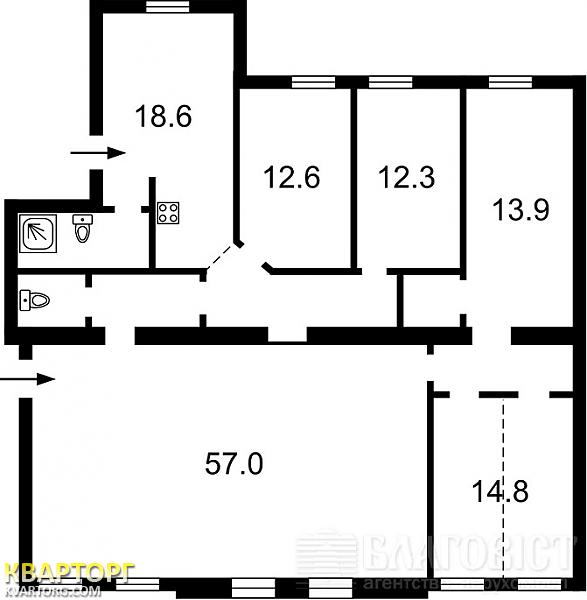 Sell 4-room apartment. Киев,  Воровского — photo 2
