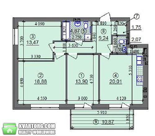 Sell 3-room apartment. Киев, Замковецкая — photo 5