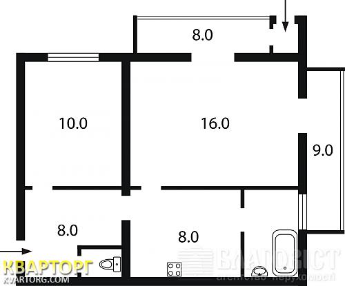 Sell 2-room apartment. Киев,  Десятинная — photo 2