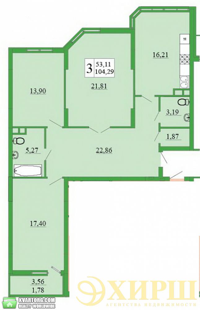 Sell 3-room apartment. Киев,  Ломоносова — photo 4