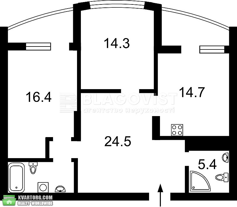 Sell 3-room apartment. Киев, максимовича михайла — photo 2