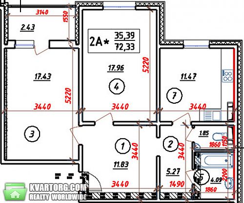 Sell 2-room apartment. Киев, Науки пр — photo 4