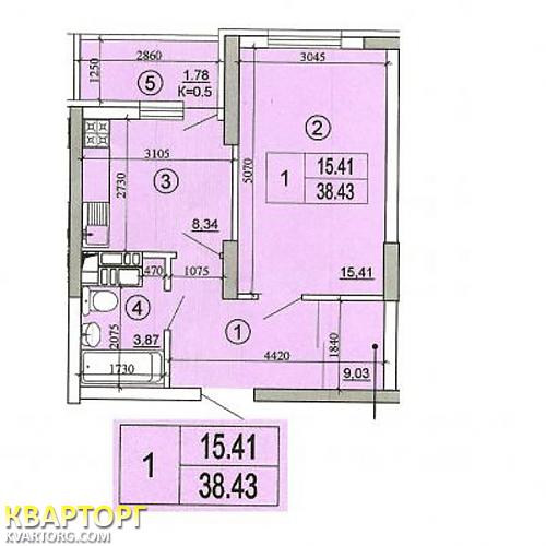 Sell 1-room apartment. Киев, Лебедева Николая — photo 4