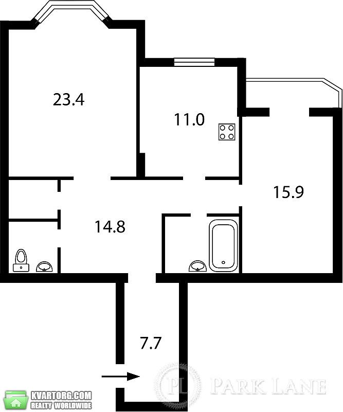 Sell 2-room apartment. Киев,  Героев Сталинграда пр — photo 3