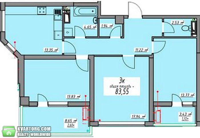 Sell 3-room apartment. Одесса, Генуэзская — photo 10
