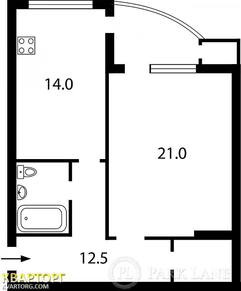 Sell 1-room apartment. Киев, Григоренко пр — photo 7