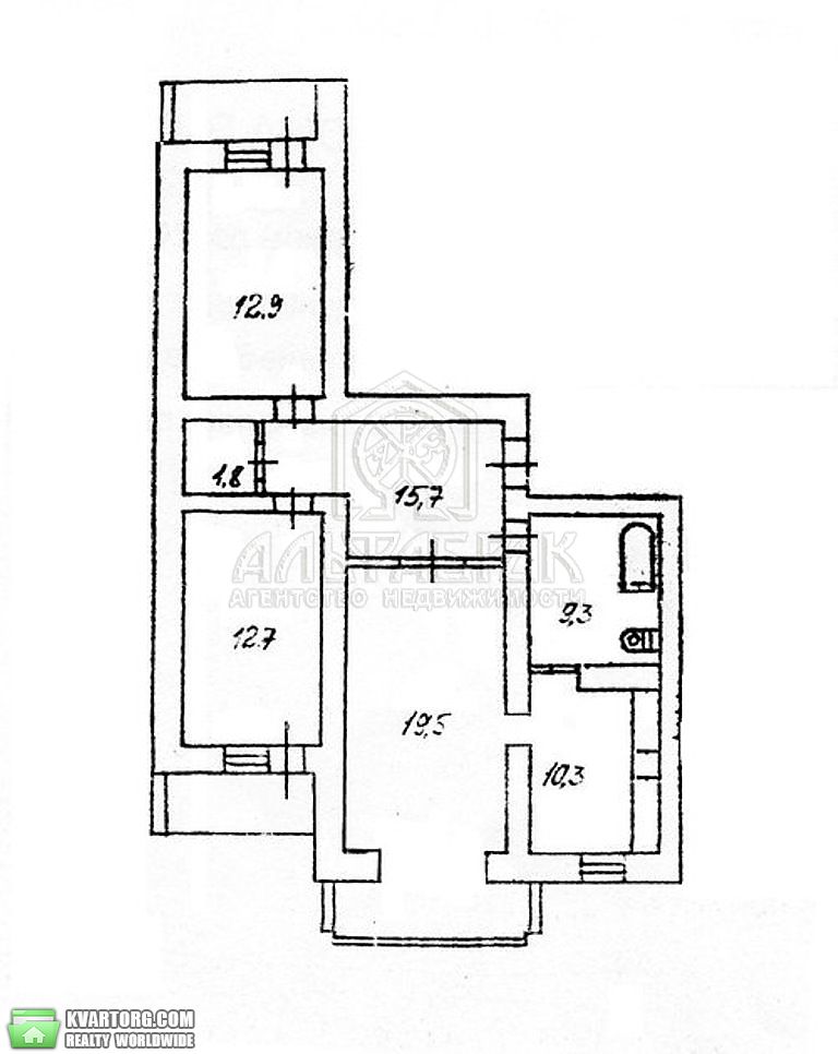 Sell 3-room apartment. Киев,  Срибнокильская — photo 6